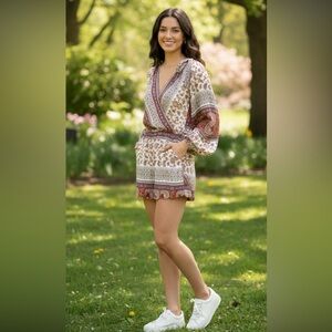 Paisley Romper size large